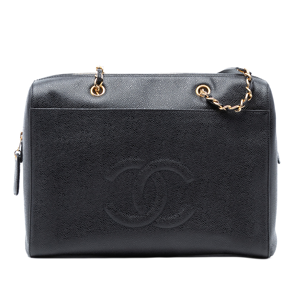 Pre-Loved Chanel CC Caviar Shoulder Bag